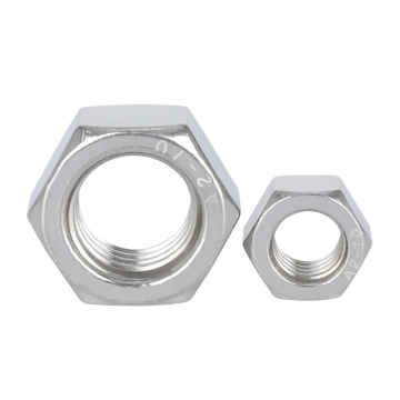 Carbon Steel and Stainless Steel 304, 316 Bolts and Nuts: DIN 934, ASTM 18.2.2 Standards, Galvanized and Crushed Bolt and Nut Options