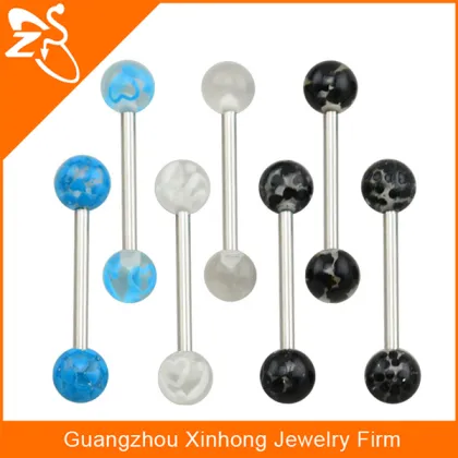 Colorful vibrating tongue barbell sweet body jewelry barbell