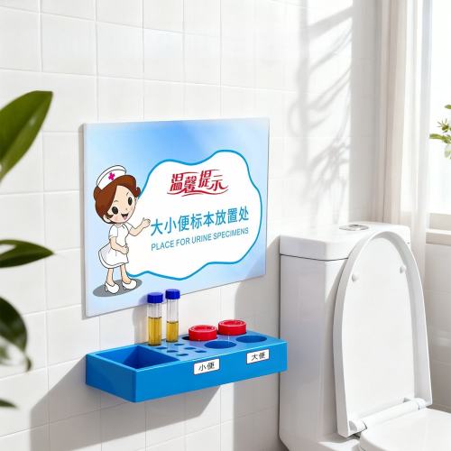 Suporte para amostras de urina e fezes