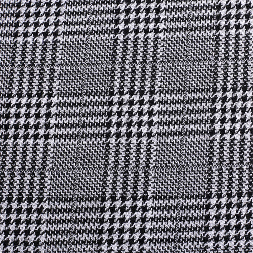 Polyester Spandex Plaid Jacquard Knitting Garment Fabrics