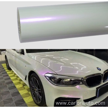 Carlori Pearl White Vinyl Wrap without bubbles, suitable for whole