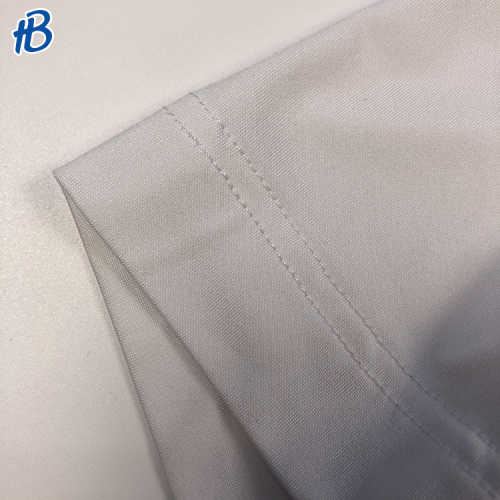 custom design white cyan stripe polo shirts