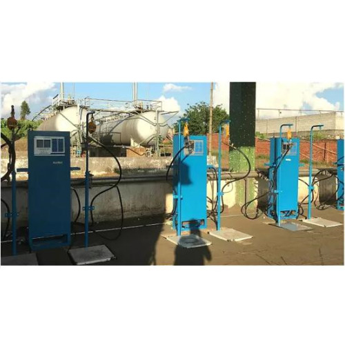 Máquina de llenado de gas automática de 120 kg Sudáfrica