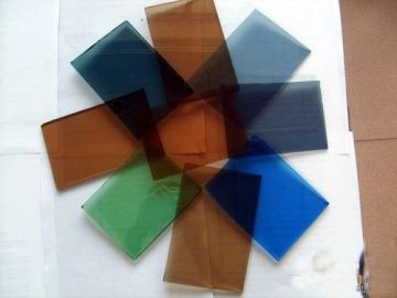 5mm Bronze Solar Reflective Glass, Colored Flat Tempered Glass With Eu Ce Ccc