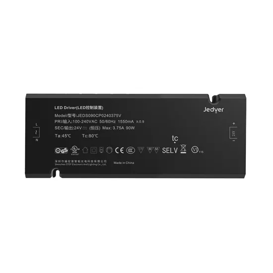 Anba Thin Driver Series 90W 24V 100-240V AC LED Driver JD 7.07 IP20 3.75A Power Supply
