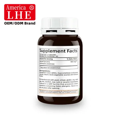 Shecome Spirulina Capsules Immune System Support