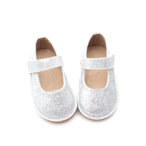 Skidproof Glitter Handizkako Goma Handizkako Squeaky Oinetakoak