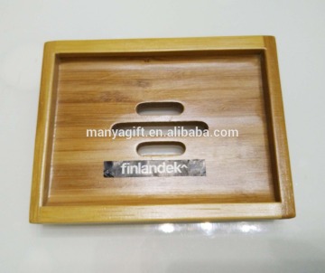 Finlandek Rectangular Bamboo Soap Holder