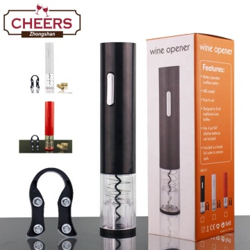 Electric Red Wine Opener with Foil Cutter - Automatic Bottle Opener for Wine and Jars