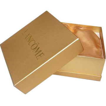Delicate Silver Hot Stamping Packaging Box for Women's Cleanser