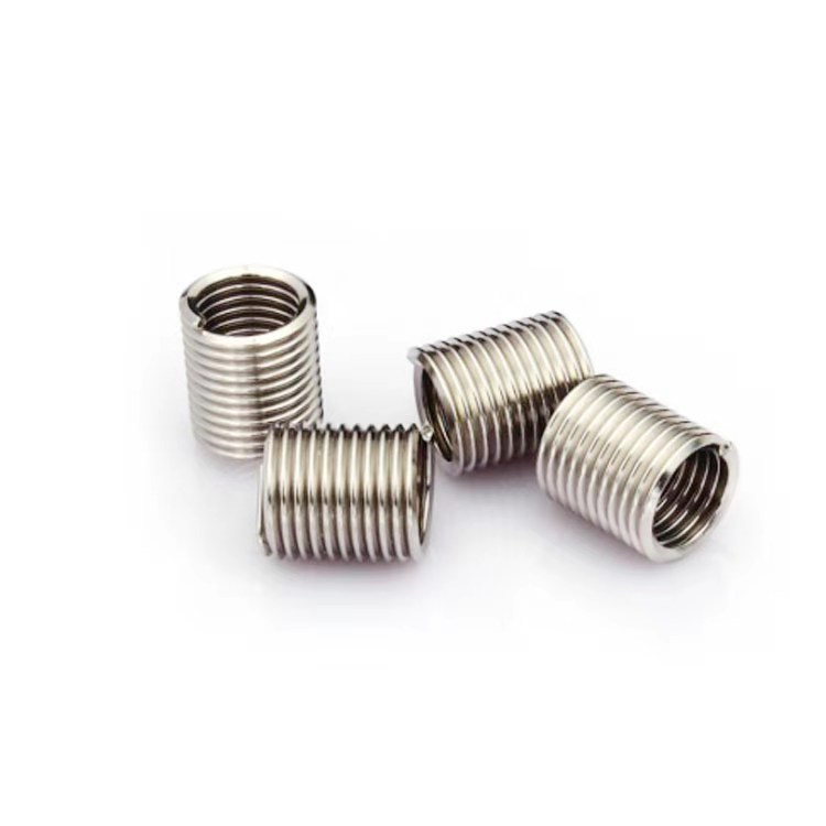 304 Stainless Steel Automotive Insert for Fasteners Thread Insert for Machinery Natural Surface Carton Packing