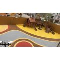 Cola de poliuretano de alto rebote para playgrounds de borracha