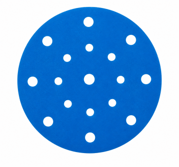 17-Hole Blue Sandpaper film for Random Orbital Sander