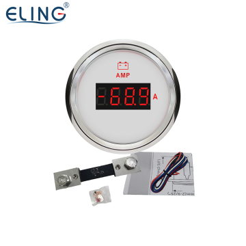 ELING 52mm Digital Ammeter with Current Sensor - 50A/80A/150A, Backlit Display for Vehicles