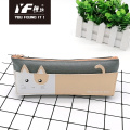 Pencil Case Large Capacity Cute cat face oxford cloth pencil case Manufactory