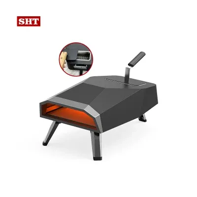 Commercial Portable 12" Outdoor Woo Pellets Pizza Oven with Stone