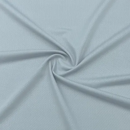 Polyester Spandex Sportswear Light Grey Fabric