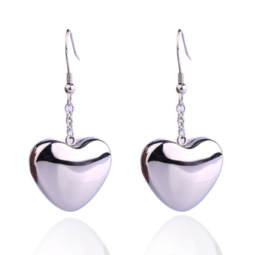 Wholesale High Quality stainless steel tribal earrings with sweet heart