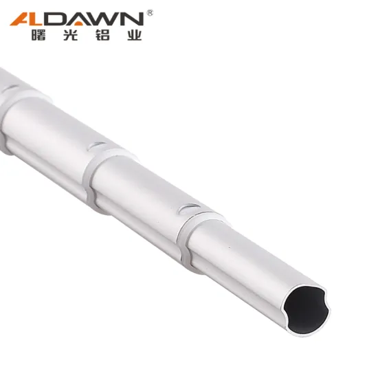Telescopic Adjustable Aluminum Pole for Square, Oval, and Round Applications