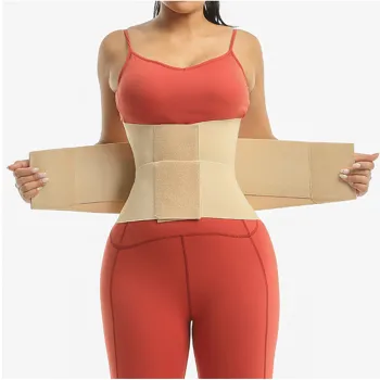 Custom Logo Elastic Waist Trainer Belt for Plus Size Weight Loss and Workout