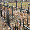 Galvanzied Wroght Iron Ziinc Steel fence For Garden