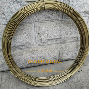 Precision-bent brass capillary tubing for complex assemblies