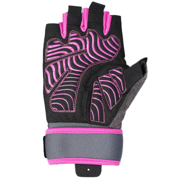 Pink Neoprene Workout Gloves: Cycling, Bike, Weightlifting Wrist Support