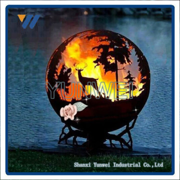 Alibaba Professional Hot-selling Steel Sphere Fire Pit