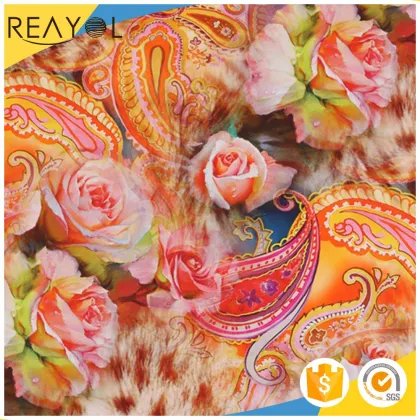High Quality Custom Rayon Printed Fabric - 100% Viscose Rayon Fabric for Garments