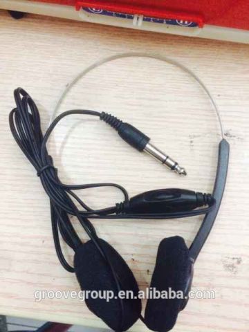 6.3mm airline headphone with good quality 6.3mm airline headphone