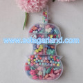 Contenitori portaoggetti per gioielli in plastica a forma di chitarra