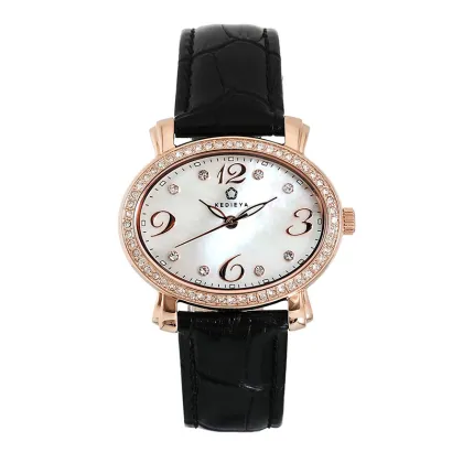 Quartz watch womens' watch stainless steel