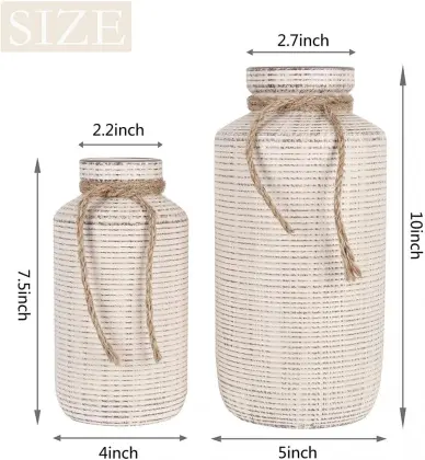 Rustic Farmhouse Vases for Home Decor
