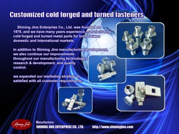,Cold forged screws and shafts made in Taiwan
