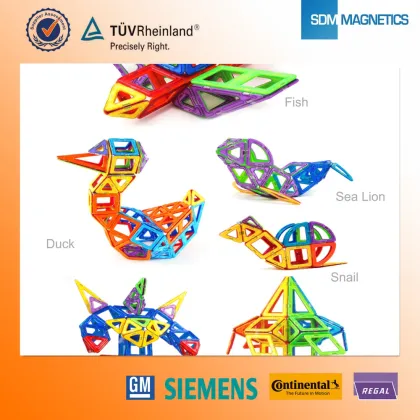 SDM newly ABS plastic magnetic tile toy