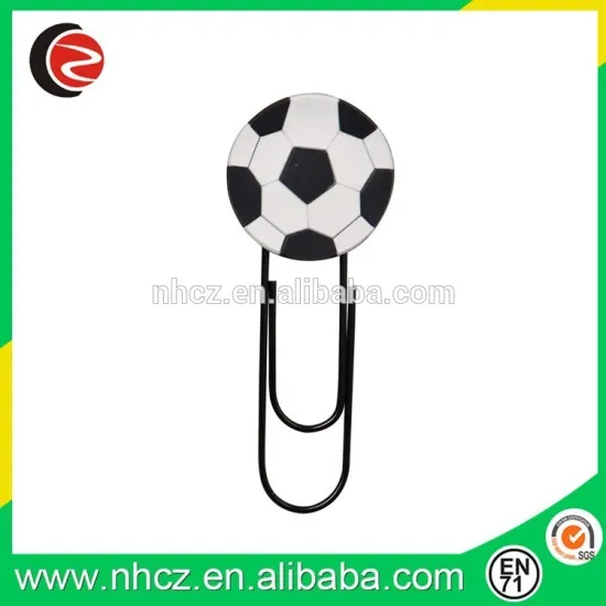 Huge Football Shape Soft Rubber PVC Book mark