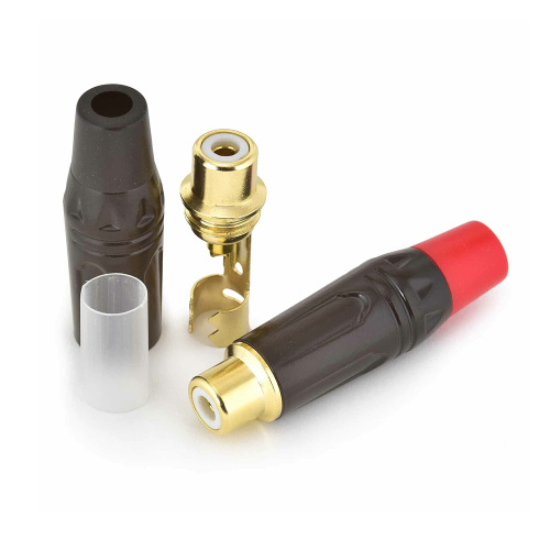 RCA Female Socket Adapter Audio Cable Connector