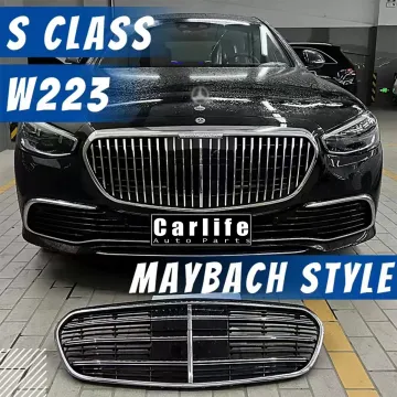 Gloss Black Car Grille for Mercedes-Benz W223 S Class & Maybach Model (2020-2022)