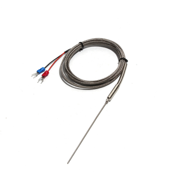 WRNK-191 Tip K Zırhlı Termokupl Sensörü-Bükülebilir prob, çeşitli çaplar ve uzunluklar, 0-1100 ° C Aralık