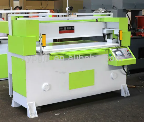 Automatic receding head hydraulic die cutting machine