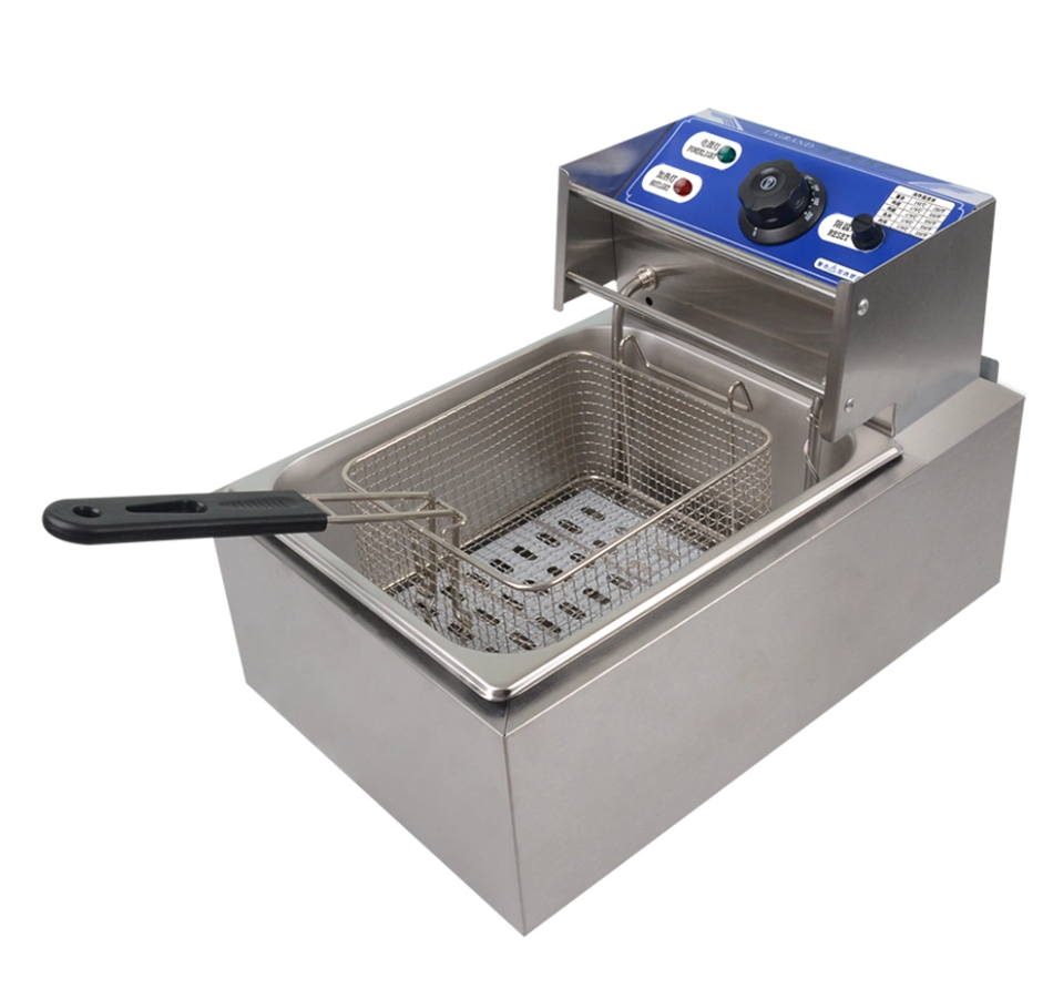 Commercial single tank electric fryer