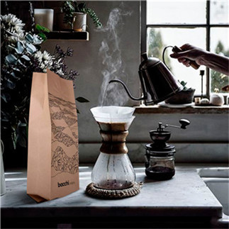 Custom-Compostable-Kraft-Paper-Side-Gusset-Coffee-Bag