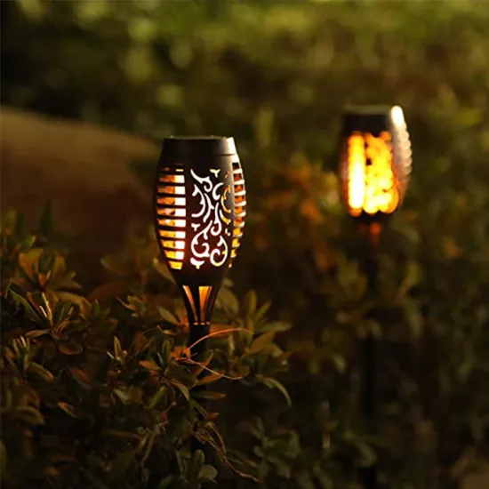 Solar Flame Garden Light