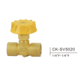 Brass gas valve CK-SV5020 1/4"F-1/4"F