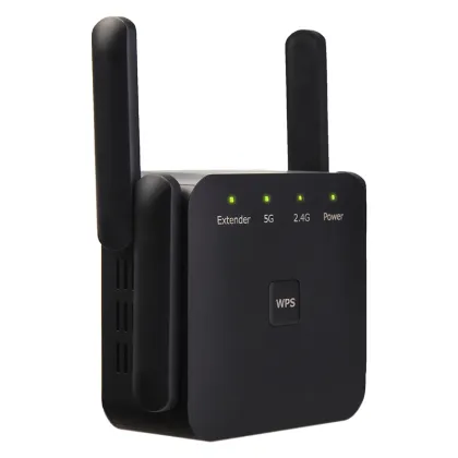 Comfast AC1200 Wireless WiFi Repeater Signal Booster - 2.4Ghz & 5Ghz - 1200Mbps - Black/White