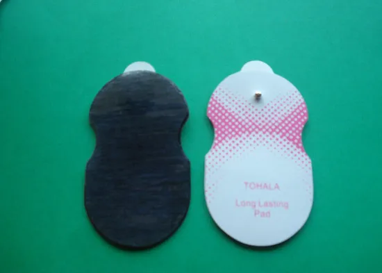 Self Adhesive Electrodes , Gourd Shape Massage Pulse Self Adhesive Electrode Pad For Relieving Pain