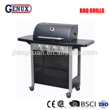 Easily assembled 4 burners gas grills bbq