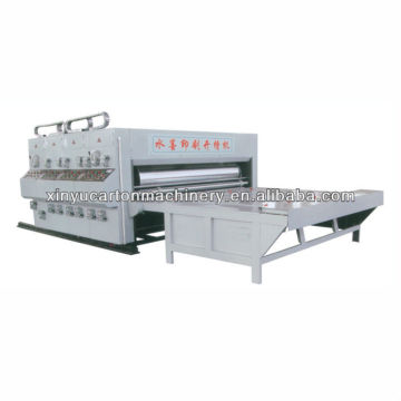 Multicolor printing slotting machine for carton