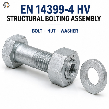 M12-M36 EN14399-10 Cup/Countersunk Head HRC 10.9 Bolts Preloaded Bolting