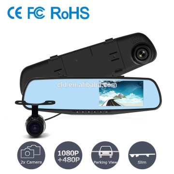 Promotion 4.3" Screen 1280*720P car rearview mirror camera dvr